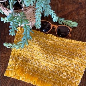 Cute yellow bikini top